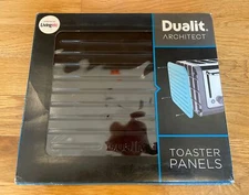 DUALIT Architect Toaster Toast Side Panel GLOSS BLACK-Ships FAST!