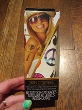 Skin Couture 86 Temporary Tattoos Gems kit Peace Tribal heart mixed theme NEW