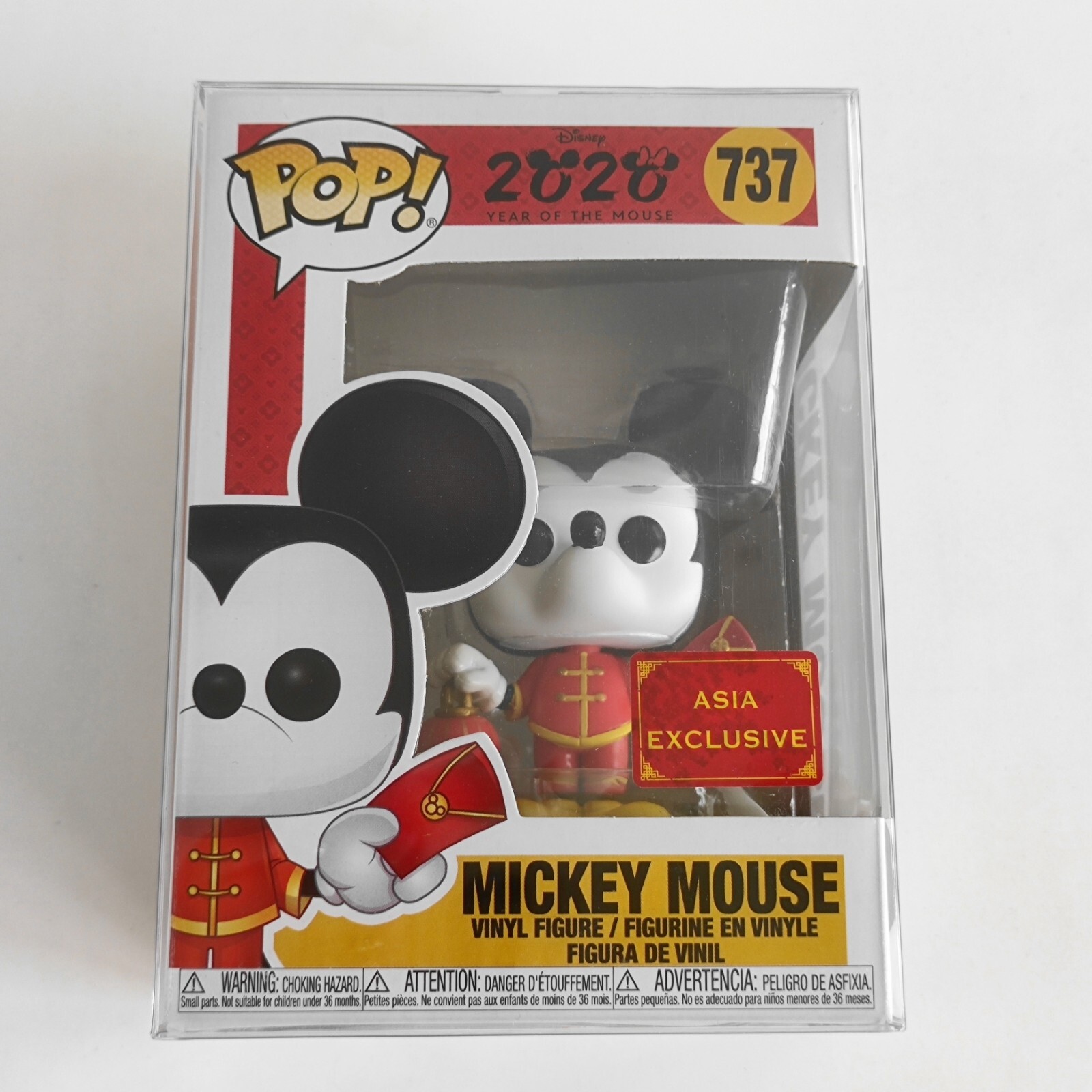 En Oferta Funko Pop Disney #737 Mickey Mouse Exclusivo De Asia Con Protector Suave