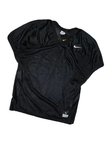 Nike Mens Velocity 2.0 Football Practice Jersey Black Size Large L