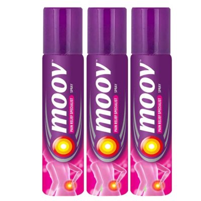 Moov Fast Pain Relief Spray - 35g (3er Pack) Geeignet für Rückenschmerzen Muskel