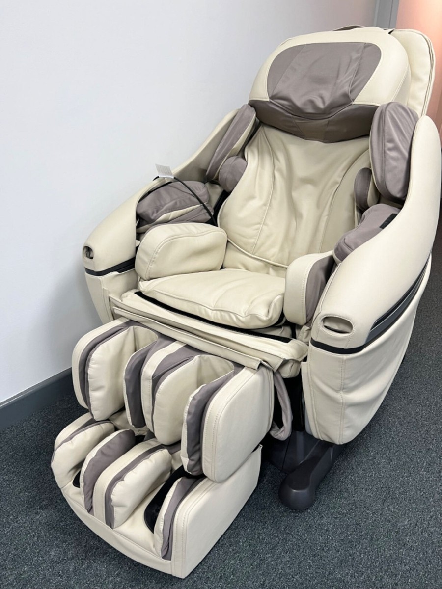 Inada Dreamwave Electric 3D Massage Chair Full Body Recliner Beige