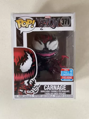 Funko Pop! Marvel: Venom 2018 NYCC Shared Exclusive Carnage (w/ Tendrils) #371