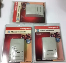 Honeywell CT51A Heat Cool Standard Low Voltage Thermostat 4 Wire 24V, 3 Units