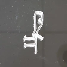 Hidden Valance Clips 1 7/8" For Faux Wood Venetian Window Blinds Parts 6pcs