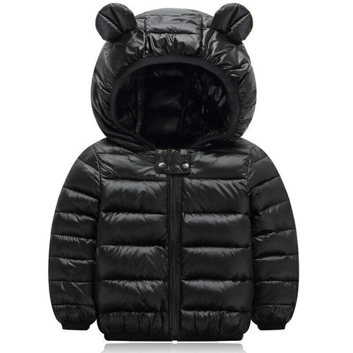 Baby Kids Boys Girls Warm Jacket Hooded Coat Outwear Winter Toddler Casual Tops~ - Picture 30 of 35
