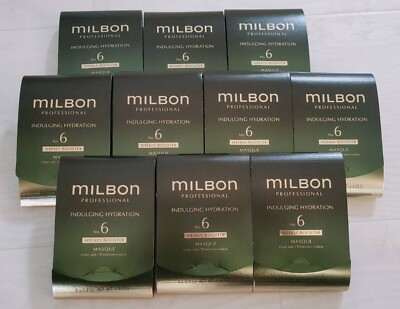 (set of 10) Milbon Indulging Hydration No.6 Treatment weekly booster