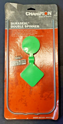 Champion Shooting DuraSeal Spinner Targets Double Gong Radiation Green 42910 New