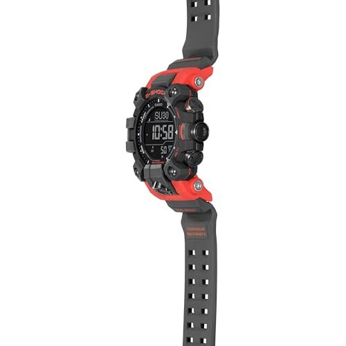 Casio Watch G-SHOCK Master of G MUDMAN Solar Radio Digital Red GW-9500-1A4 - Picture 3 of 7