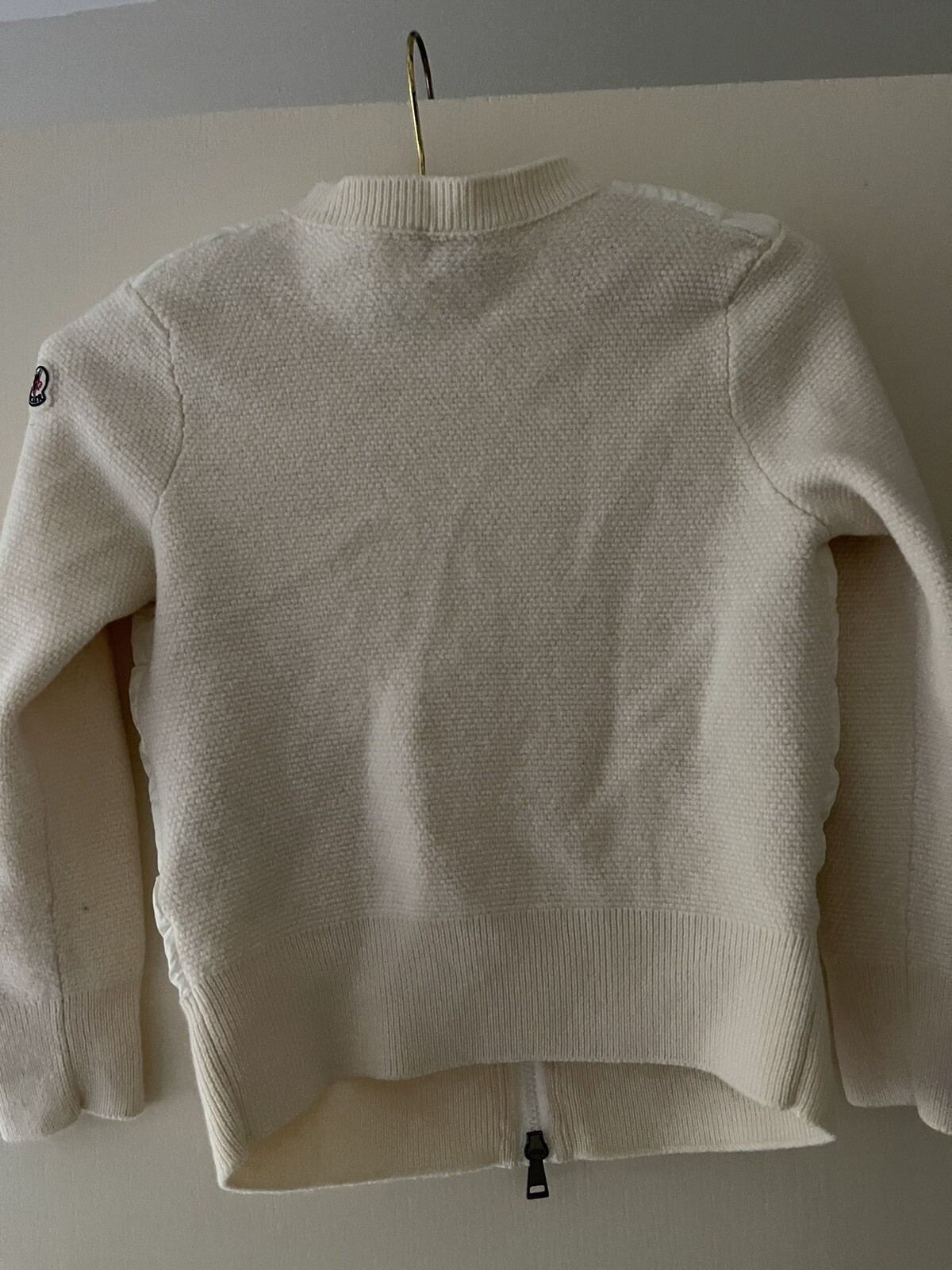 Rare Moncler Girls Soft Padded Wool Jacket, Age 4-8, Mint image 5