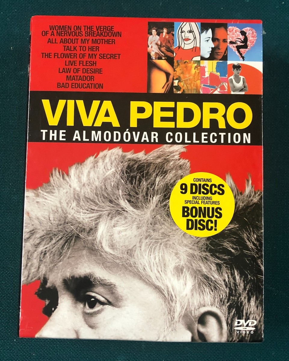 Viva Pedro The Almodovar Collection 9 DVD Boxed Set Brand NEW