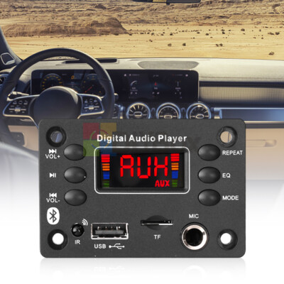 DC7-16V 25W Bluetooth Car Digital Audio Player MP3 Decoder Power Amplifier Board