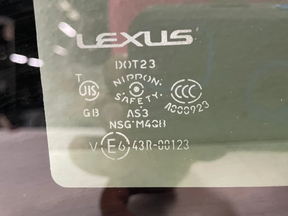 Lexus LS460 2010 2011 2012 techo corredizo techo corredizo ventana panel de vidrio 1571 OEM Foto 2 de 4