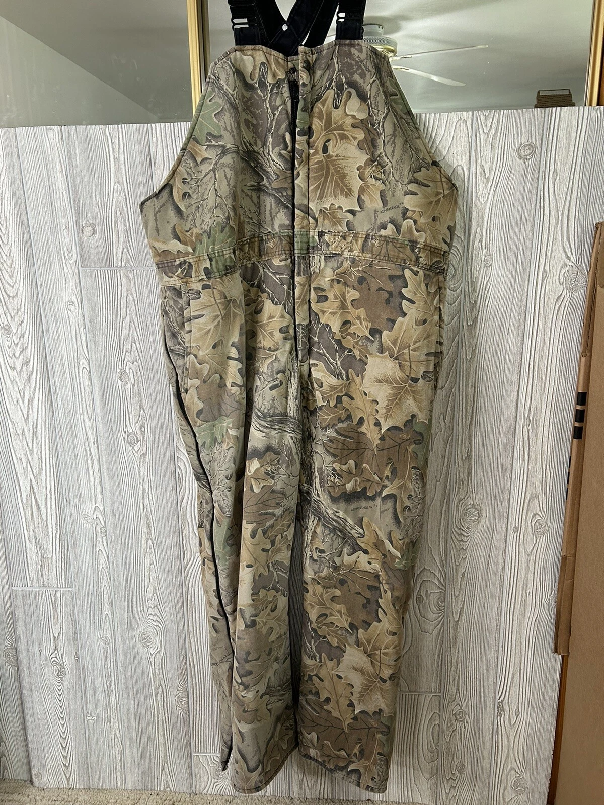 10x Outdoor Bib Overalls Mens 2XL Camouflage Hunting Big Pockets Dense Fabric