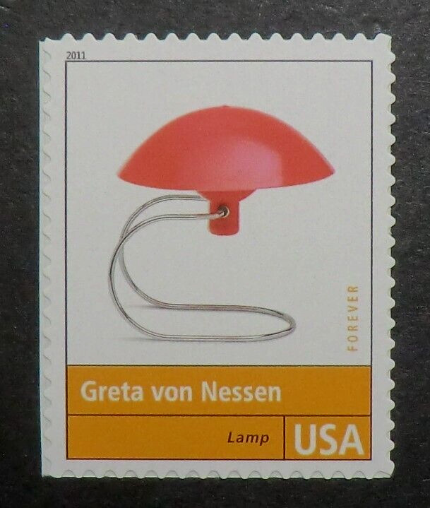4546i MNH 2011 FCF Greta von Nessen Industrial Design Pioneer Lamp swing arm