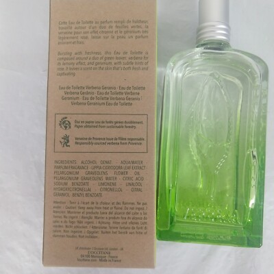 L'Occitane Limited Edition Verbena Geranium Eau De Toilette spray