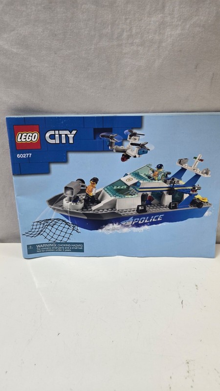 LEGO City Police Patrol Boat set 60107 Toy Model Instruction Manual Booklet
