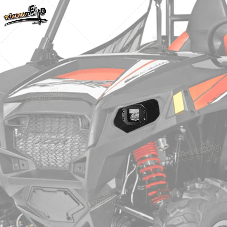 Kits de reemplazo de faros Fit Polaris Sportsman 1000 850 570 RZR 24W LED Light Polaris Sportsman Foto 2 de 4