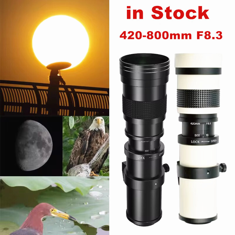 Lightdow 420-800mm F8.3 Full Frame Telephoto Lens for Canon