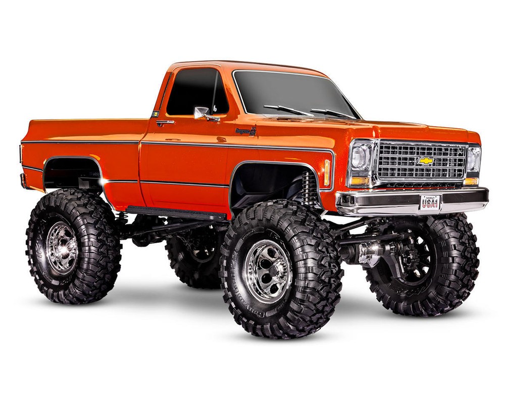Traxxas TRX-4 High Trail Edition 1/10 Scale RC Crawler with 1979 Chevy K10 Body  