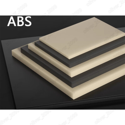 Beige / Black ABS Plastic Flat Anti Static Plate Flame Retardant Board Sheet