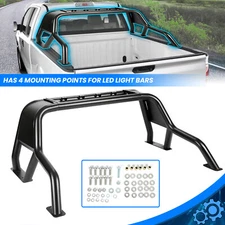 Roll Sport Bar Chase Rack Truck Bed For Chevy Silverado Toyota Tundra Ford F-150