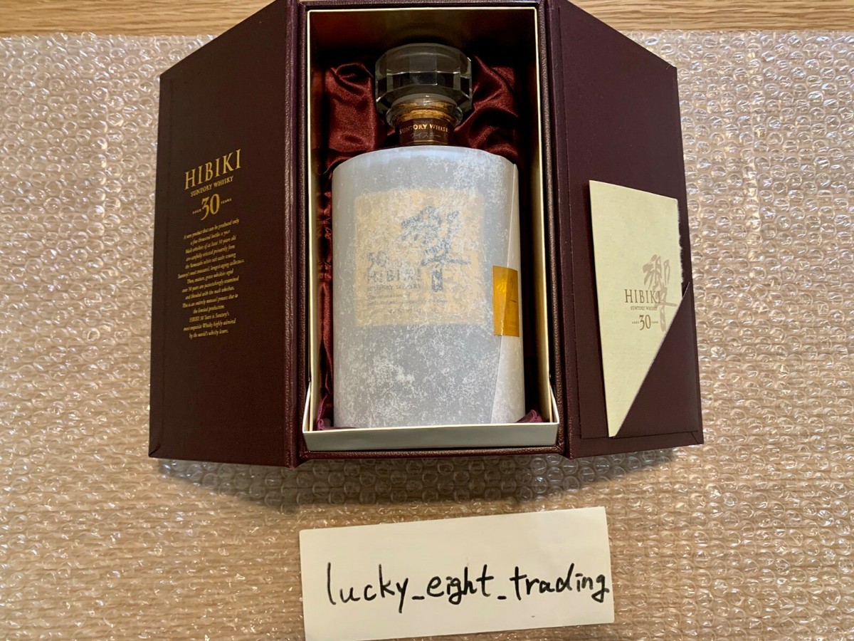 Suntory Hibiki 30 Years Empty Bottle Box 700ml Whiskey Liquor