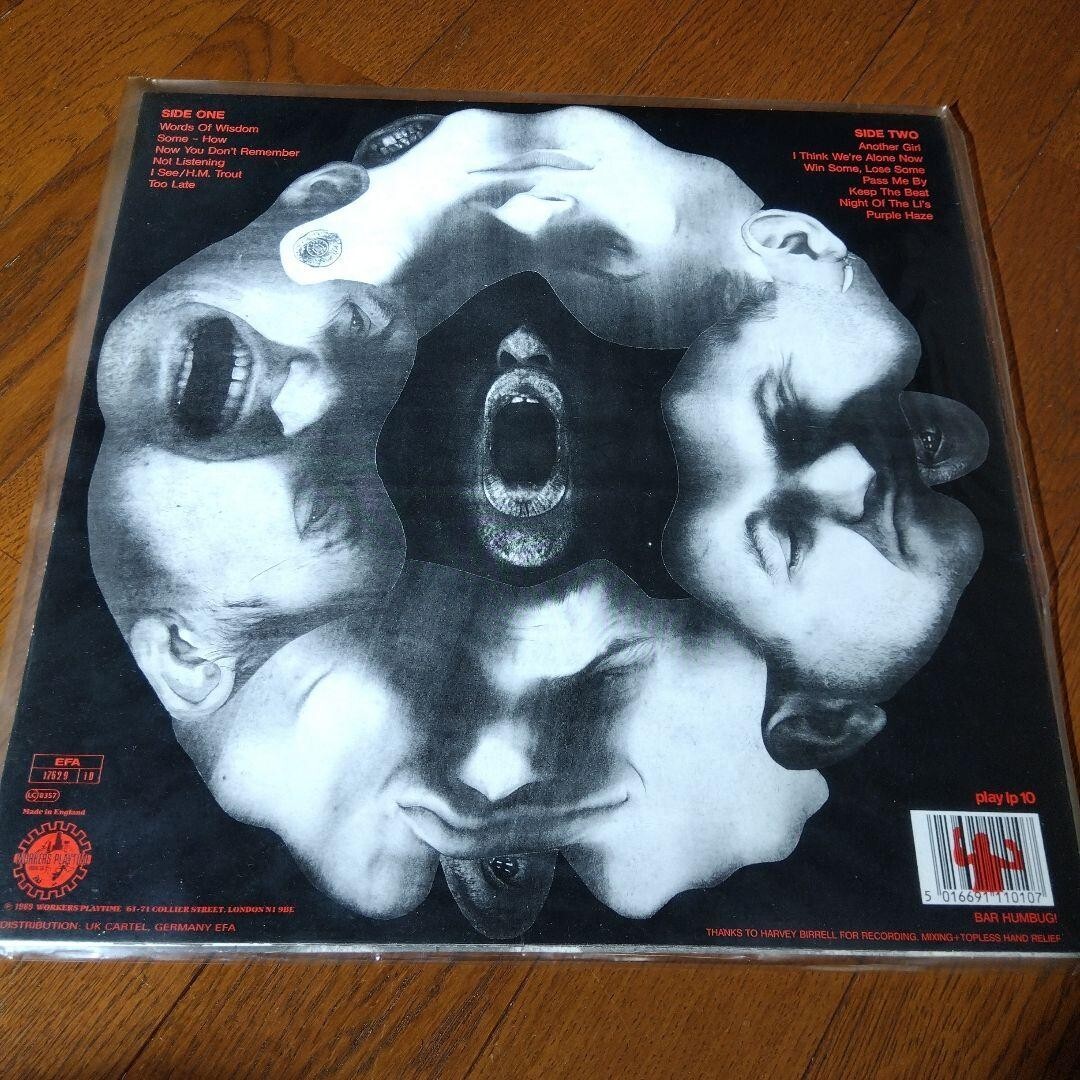 Snuff / Snuff Said 1989 US Punk LP Workers Playtime Records