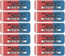 Combi-Eraser - Faber-Castel - for Ink and Pencil - PACK Of 10