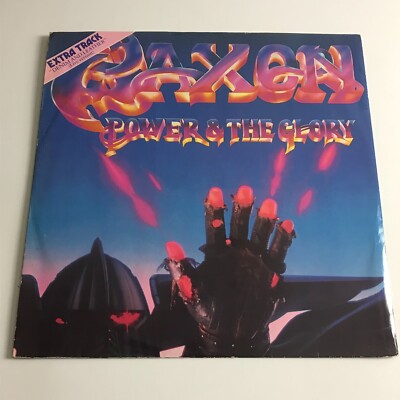 Saxon - Power & The Glory 12'' Vinyl Record - SAXONT 1 VG+/VG+