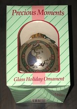 Precious Moments Glass Ornament Winter’s Song VTG 1994 Holiday USA Made