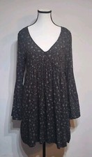 Denim & Supply Ralph Lauren Babydoll Dress Size M Bell Sleeve Floral