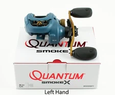 QUANTUM SMOKE X SMX101SPT 6.1:1 GEAR RATIO LEFT HAND BAITCAST REEL