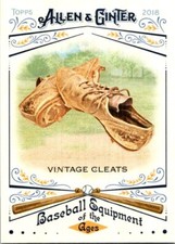 2018 Topps Allen & Ginter #BEA-15 Vintage Cleats Baseball Equipment of the Ages
