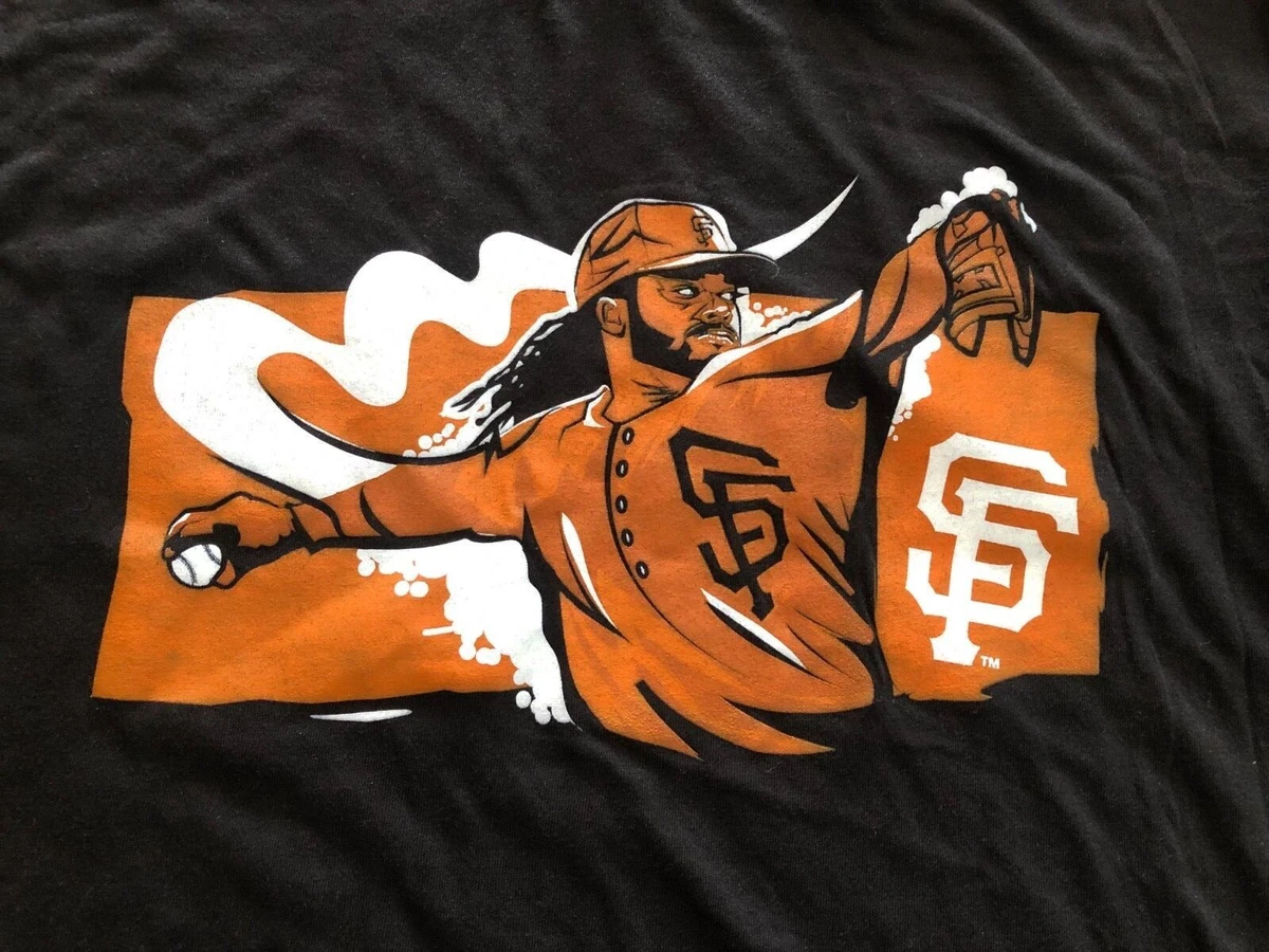 Johnny Cueto Shirt T Shirt Jersey Black 47 San Francisco Giants