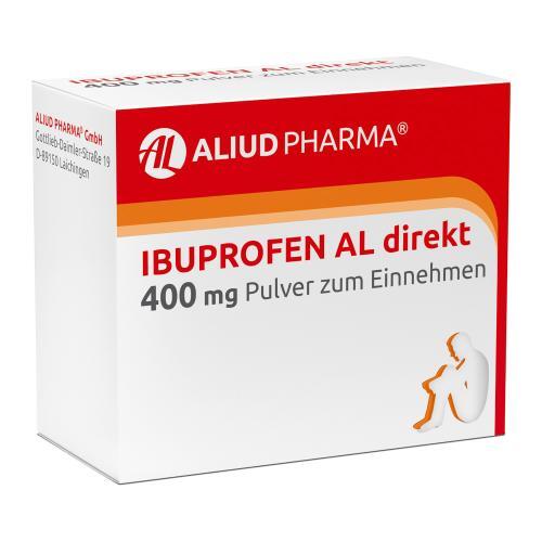Ibuprofen AL direkt 400mg Pulver z. Einnehmen 20St bei Schmerzen Fieber 15460724