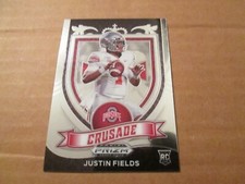 2021 Panini Football Prizm Draft Picks Crusade Justin Fields Ohio State Rookie