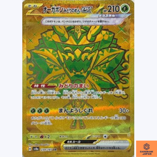 Teal Mask Ogerpon ex UR 234/187 Terastal Festival sv8a Pokemon