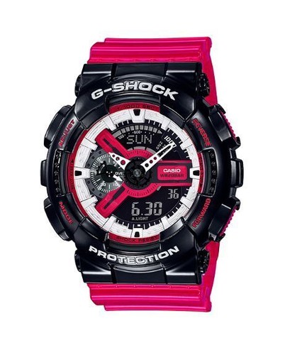CASIO G-SHOCK GA-110RB-1AJF Men's Wristwatch Analog Digital Black Red New in Box - Picture 4 of 4