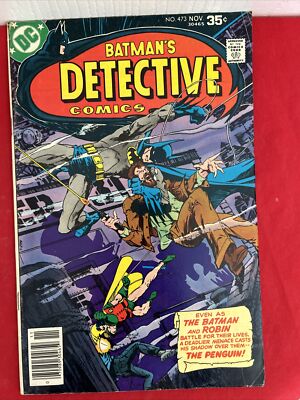 DETECTIVE COMICS BATMAN #473 Nov 1977 DC Comics