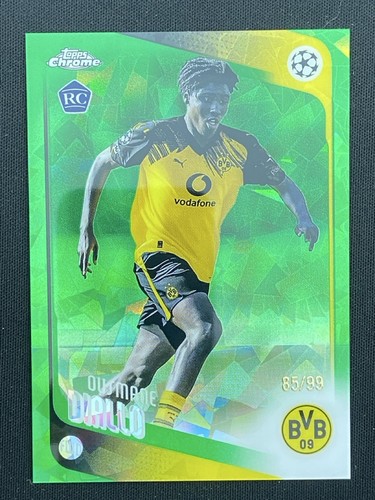 Ousmane Diallo 2025-26 Topps Chrome Sapphire UCC Green Base RC /99 #120