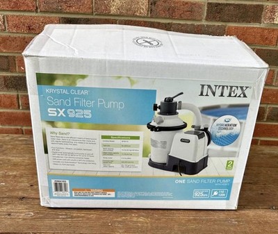 Intex Krystal Clear 2800 GPH Above Ground Swimming Pool Sand Filter Pump 26647EG