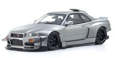 Kyosho KSR18068MG 1/18 Nissan Skyline GT-R BNR34 Khyzyl Saleem Matte Gray