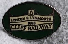 Lynton and Lynmouth: Cliff Railway Pin - Used - OK