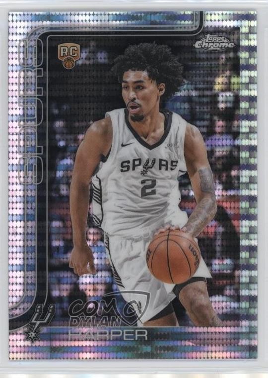 2025-26 Topps Chrome Pulsar Refractor Dylan Harper #252 1s08