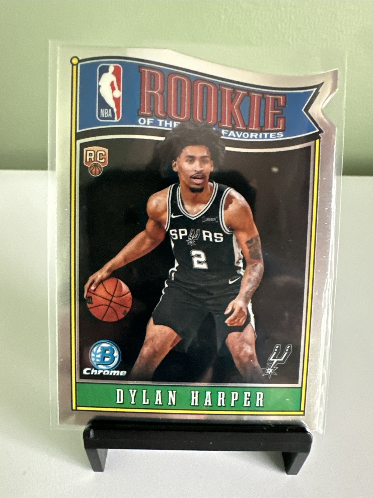2025-26 Bowman Chrome Basketball - #RY-2 Dylan Harper - ROY Favorites (RC)