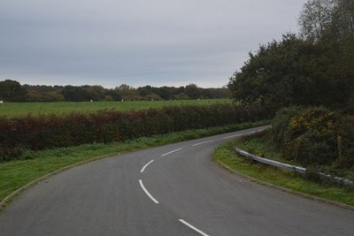 Photo 6x4 Purbeck : Country Road Lytchett Minster A road heading off from c2017
