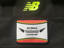 2023 New Balance Nationals Outdoor Backpack Patch. Excellent Condition 