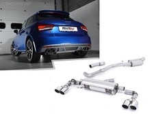 Milltek Sportauspuffanlage ab Kat Audi S1 8X je 2x90mm rund scharfkantig