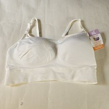 Warners Bra Womens XL White Wireless Lightly Lined Blissful Benefits RM0911W
